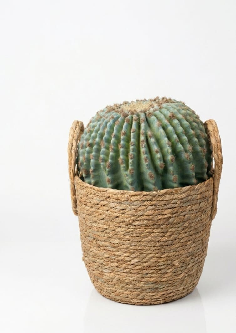 Cactus Barril Azul artificial