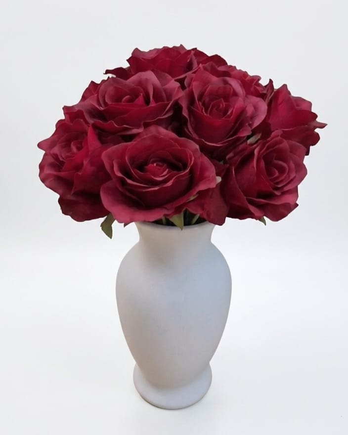 Ramo de 13 Rosas Rojas Artificiales