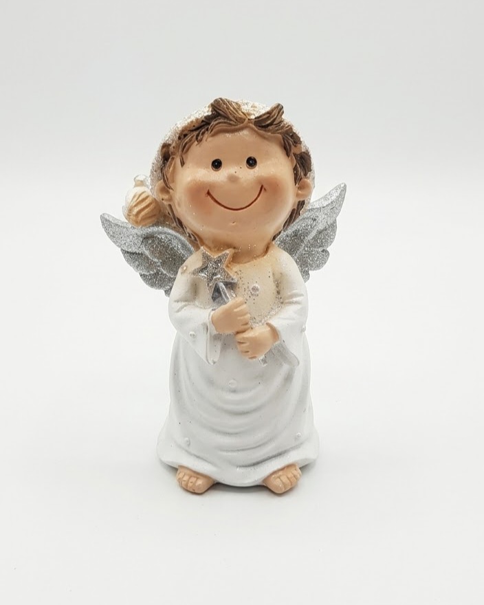 Figura de Ángel con Varita de Estrella